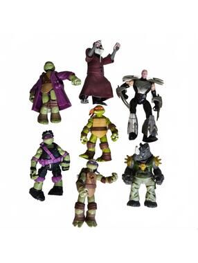 2012 Viacom TMNT Figurines Lot Action Figures Toys Teenage Mutant Ninja Turtles